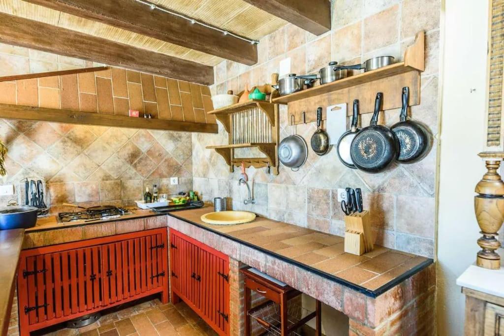 Casa Cortijo En Dehesa Sierra Leon Villa ลา ปัวบลา เด ลอส อินฟานเตส ภายนอก รูปภาพ